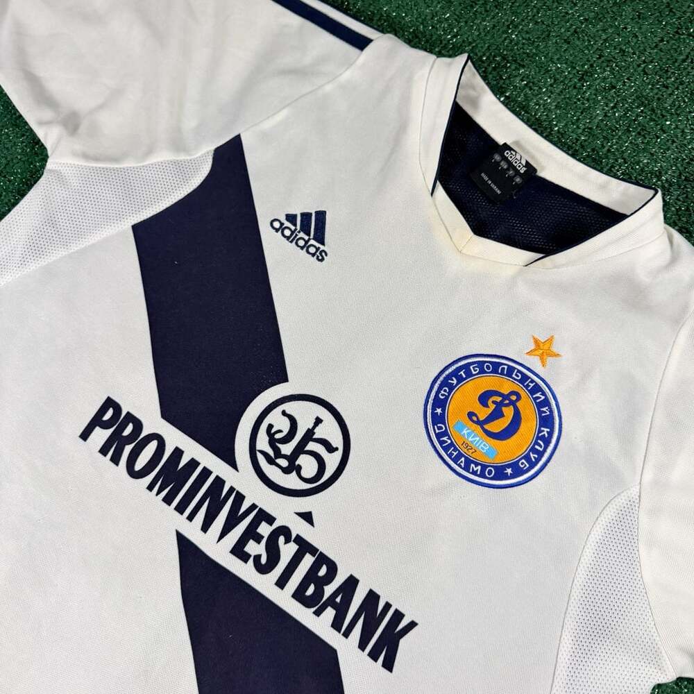 Vintage Adidas Dynamo Kyiv 2003-04 Soccer Jersey Home Shirt Shevchenko 10 - Picture 4 of 8